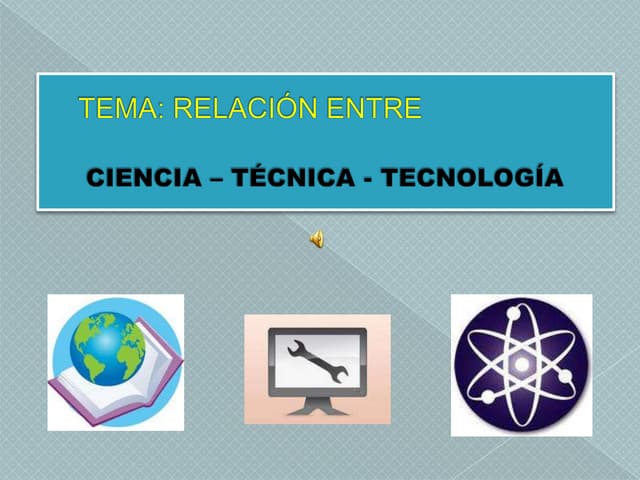 tecnica y tecnologia