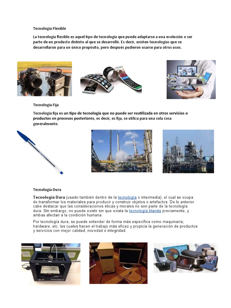 tecnología fija ejemplos