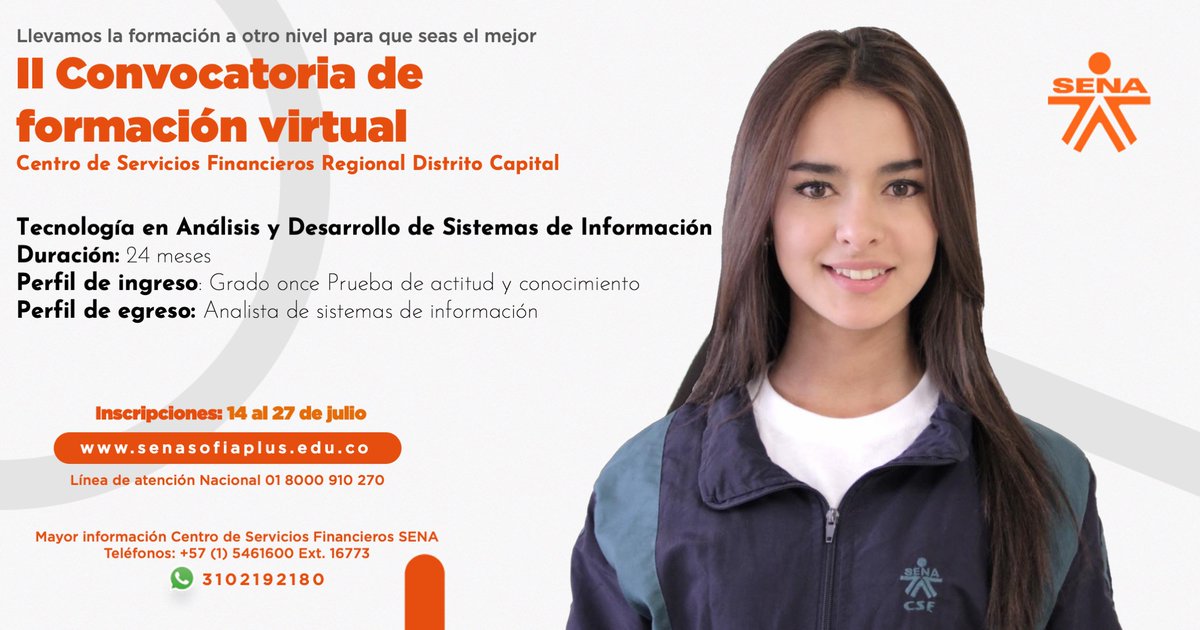 tecnólogo en análisis y desarrollo de sistemas de información