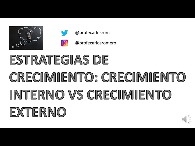 estrategias de crecimiento interno